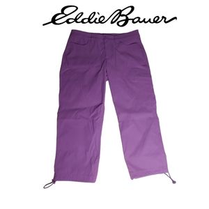 Eddie Bauer Purple Capris Crop Pants